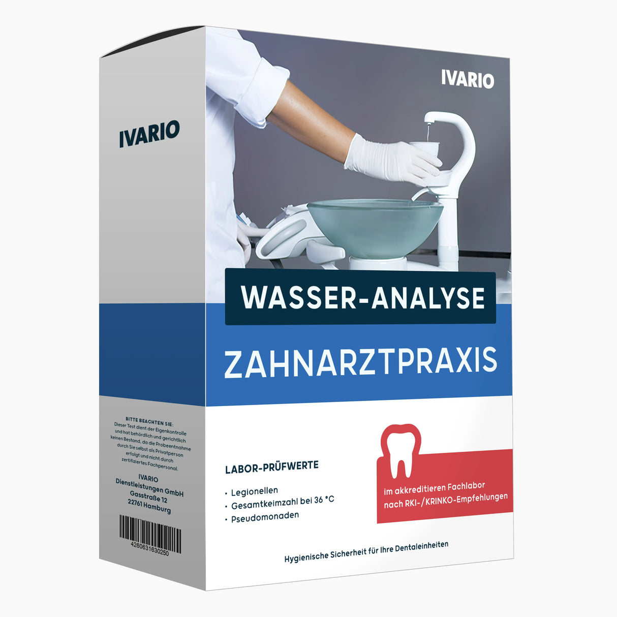Wassertest Zahnarztpraxis RKI