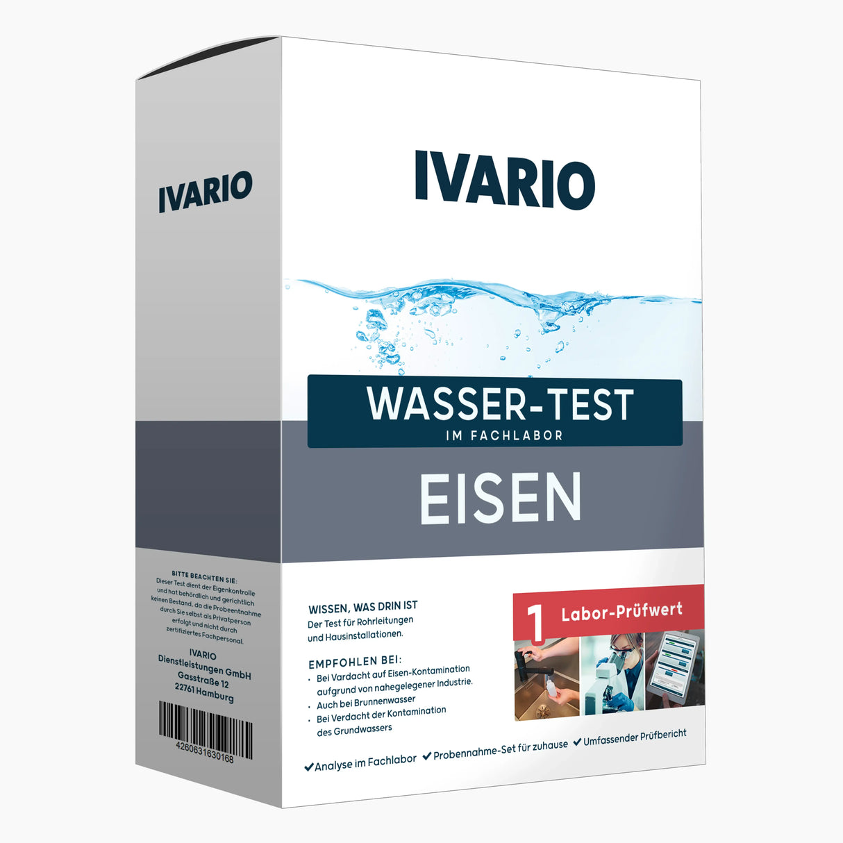 Eisen-Wassertest