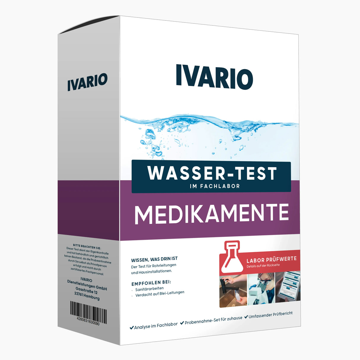 Arzneimittel & Pestizid Wassertest