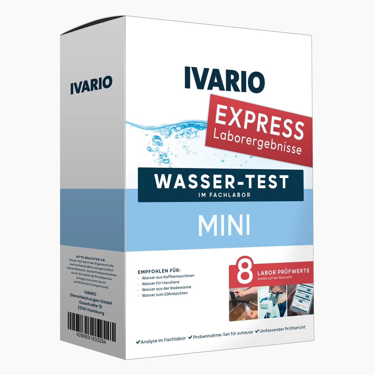 MINI Wassertest von IVARIO