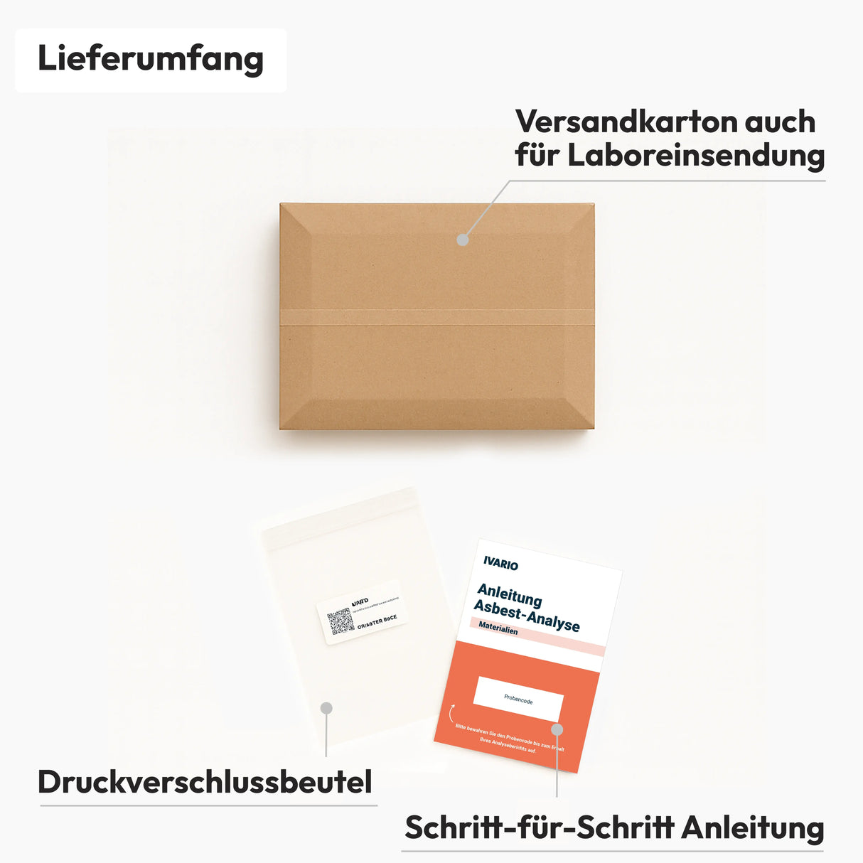 Asbest-Test Materialgruppe 2