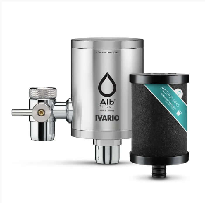 IVARIO x Alb Aktivkohle Wasserfilter PFAS