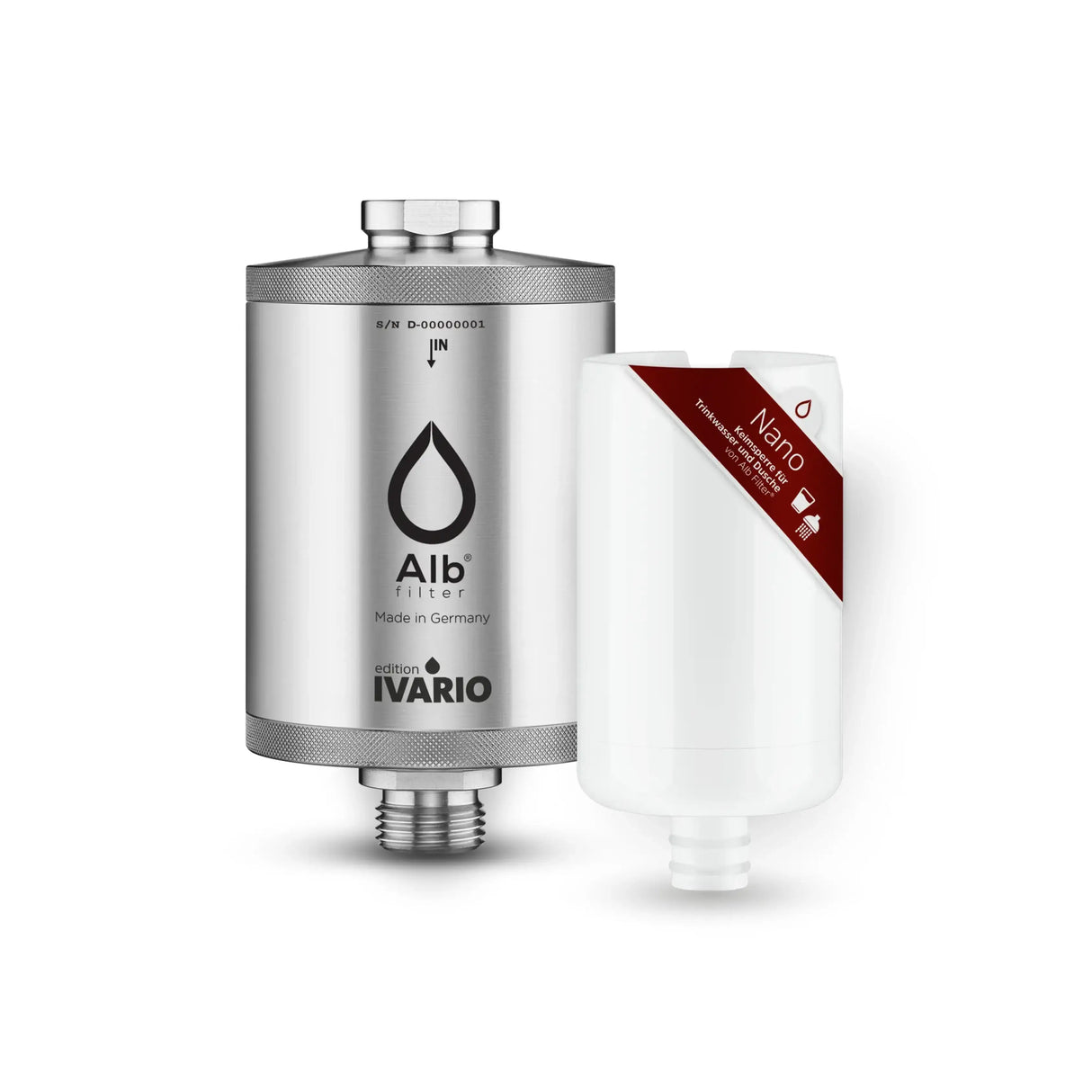 IVARIO x Alb Filter Duschwasserfilter Nano
