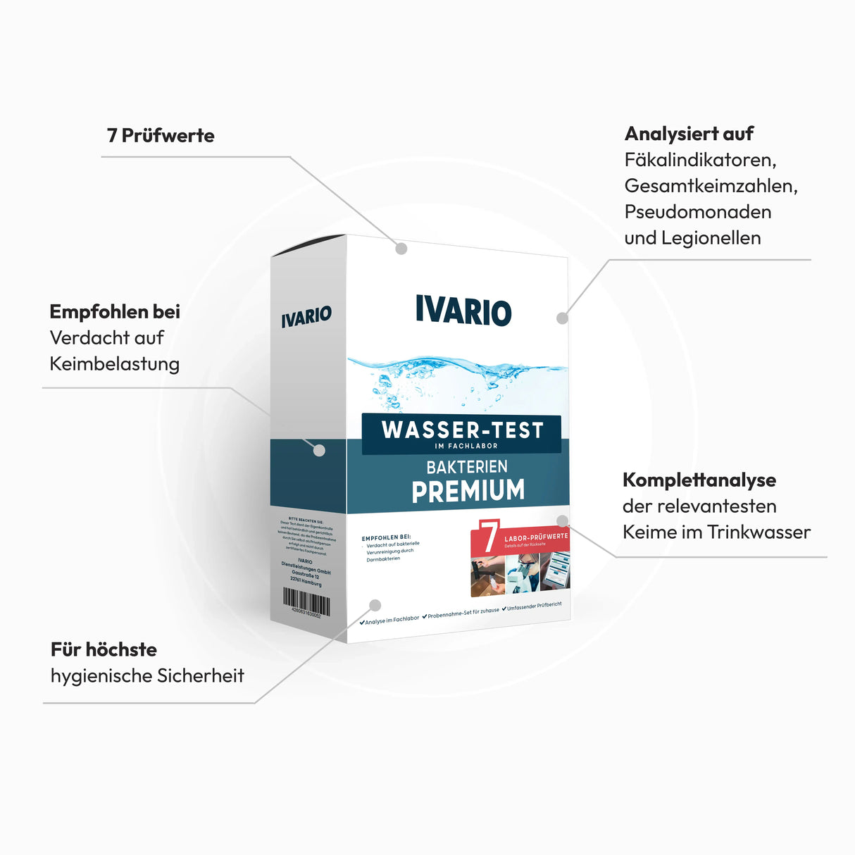 Bakterien-Wassertest-PREMIUM