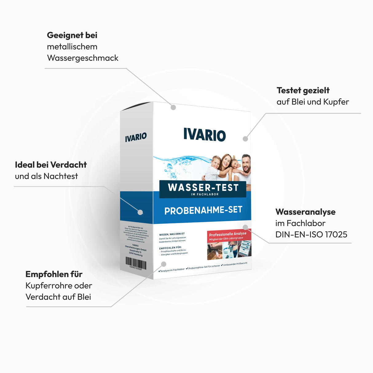 Blei- & Kupfer-Wassertest