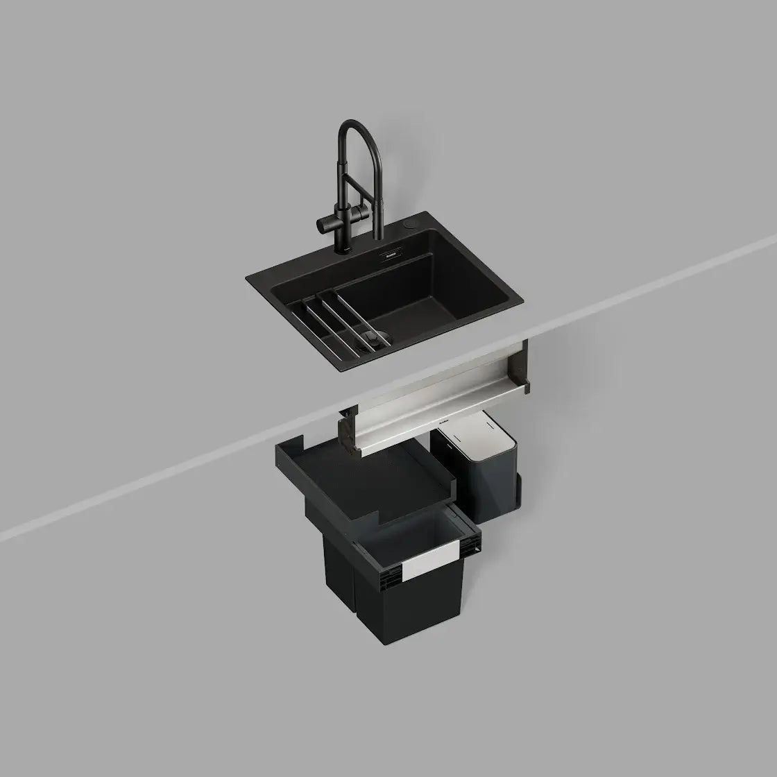 BLANCO AQUA UVC-AC Wasserfilter schwarz