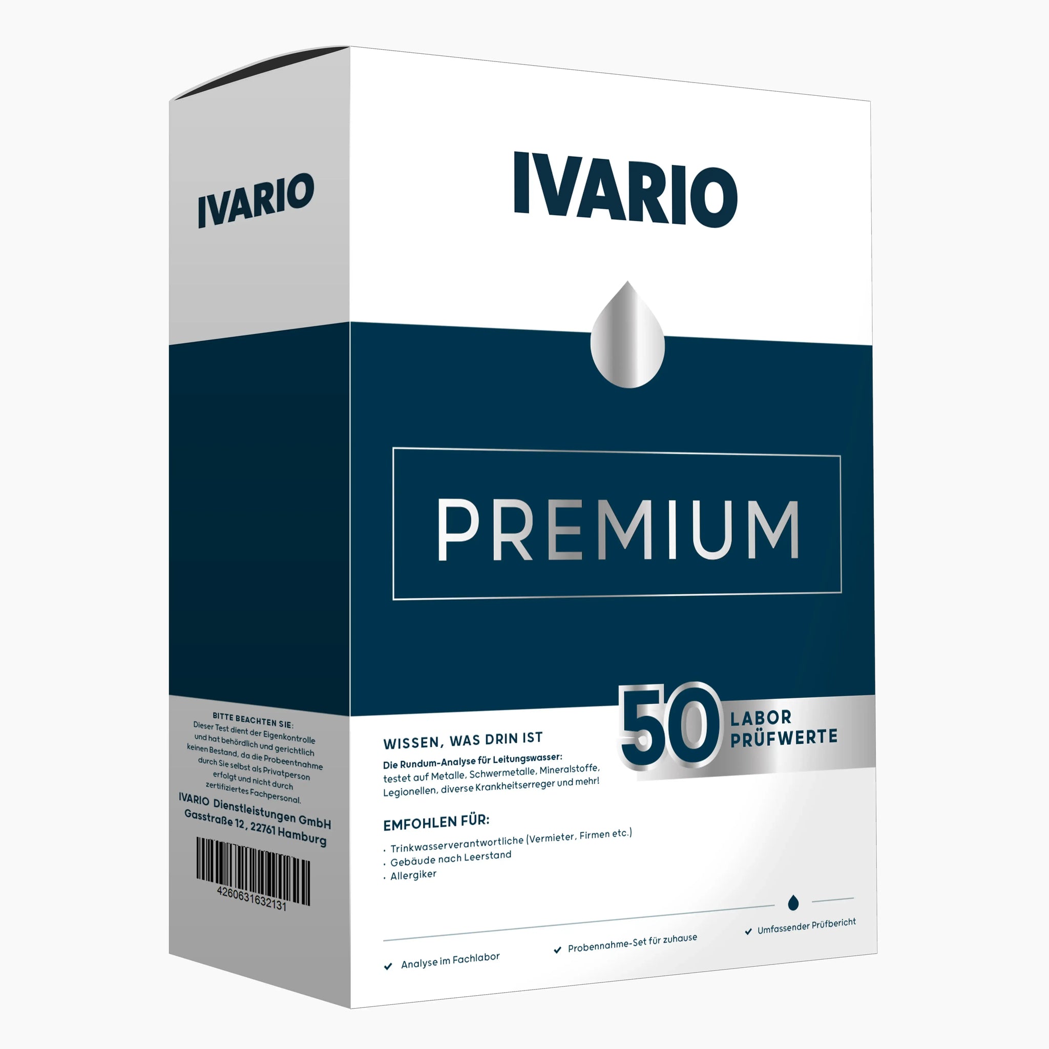 Wasseranalyse PREMIUM (Bundle Test) von IVARIO