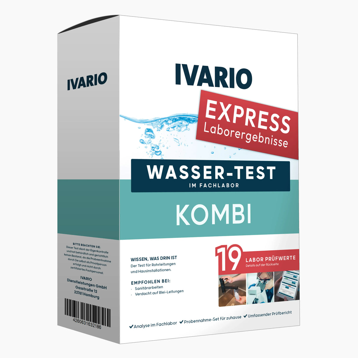 Kombi-Trinkwassertest