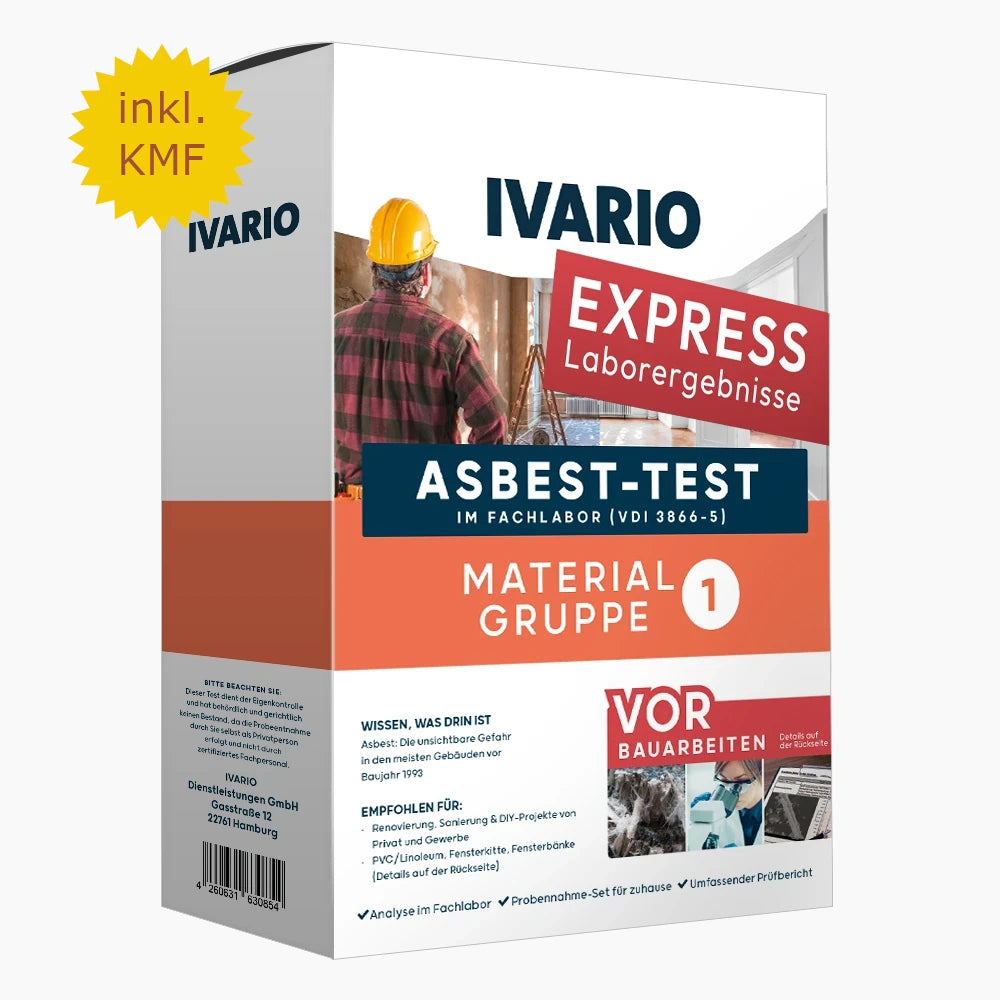 Asbest-Test Materialgruppe 1