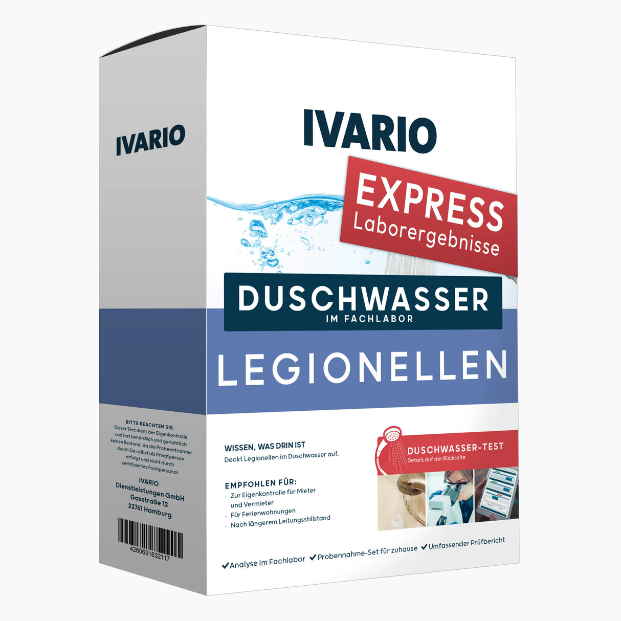 Legionellen-Wassertest