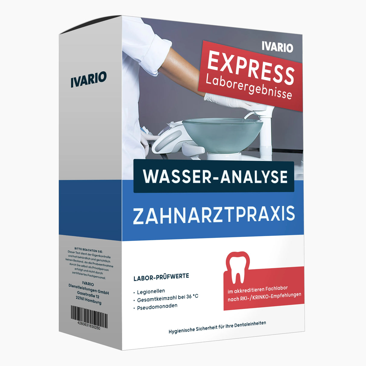 Wassertest Zahnarztpraxis RKI