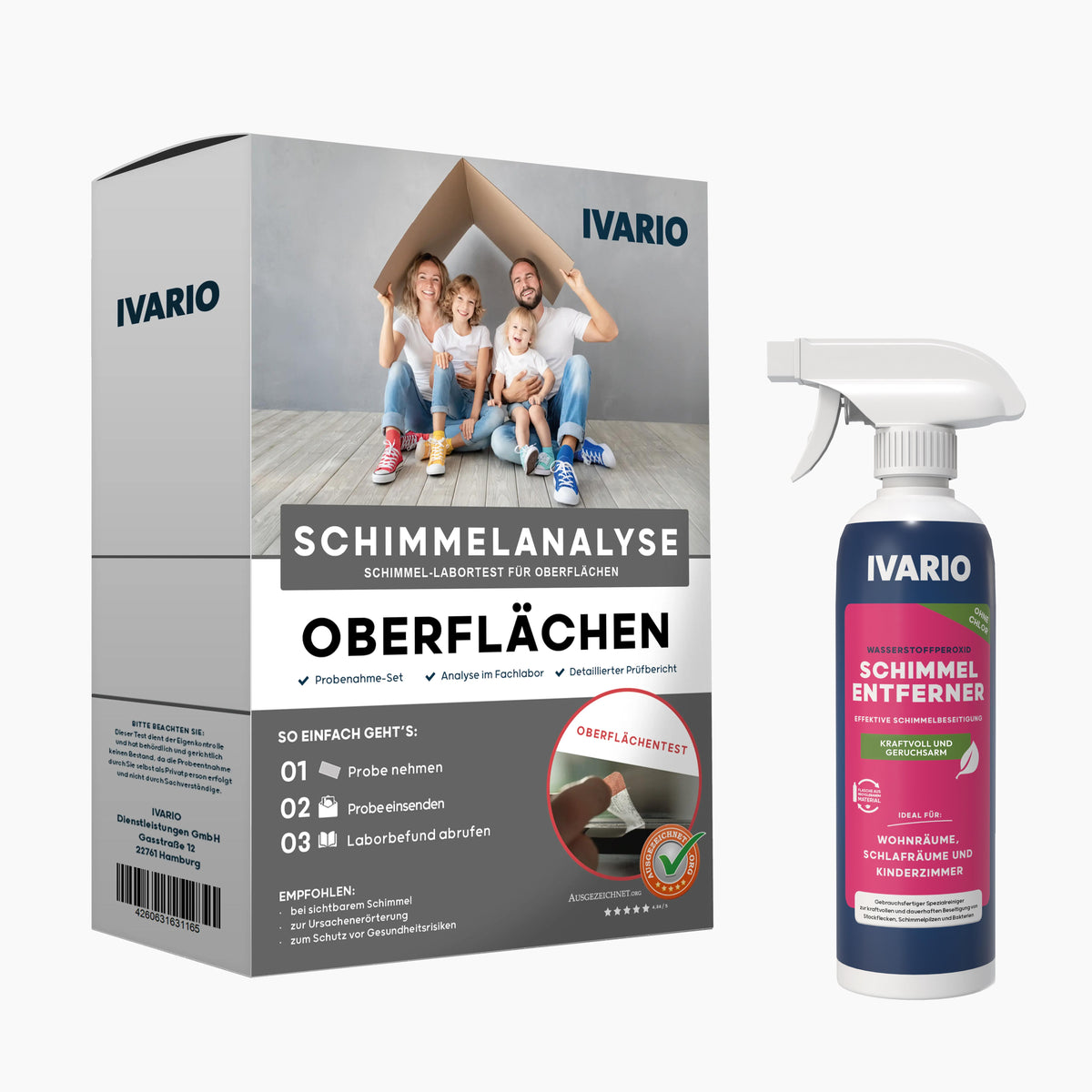 Schimmel-Labortest Oberflächen
