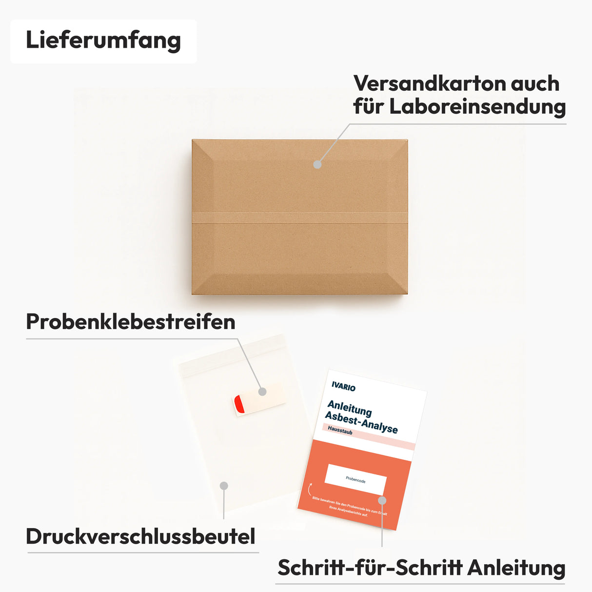 Asbest-Test Hausstaub