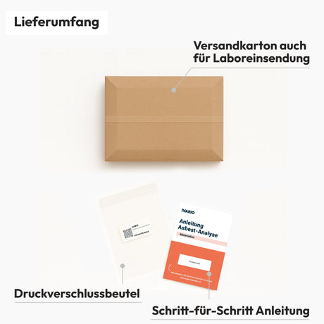 Asbest-Test Materialgruppe 1
