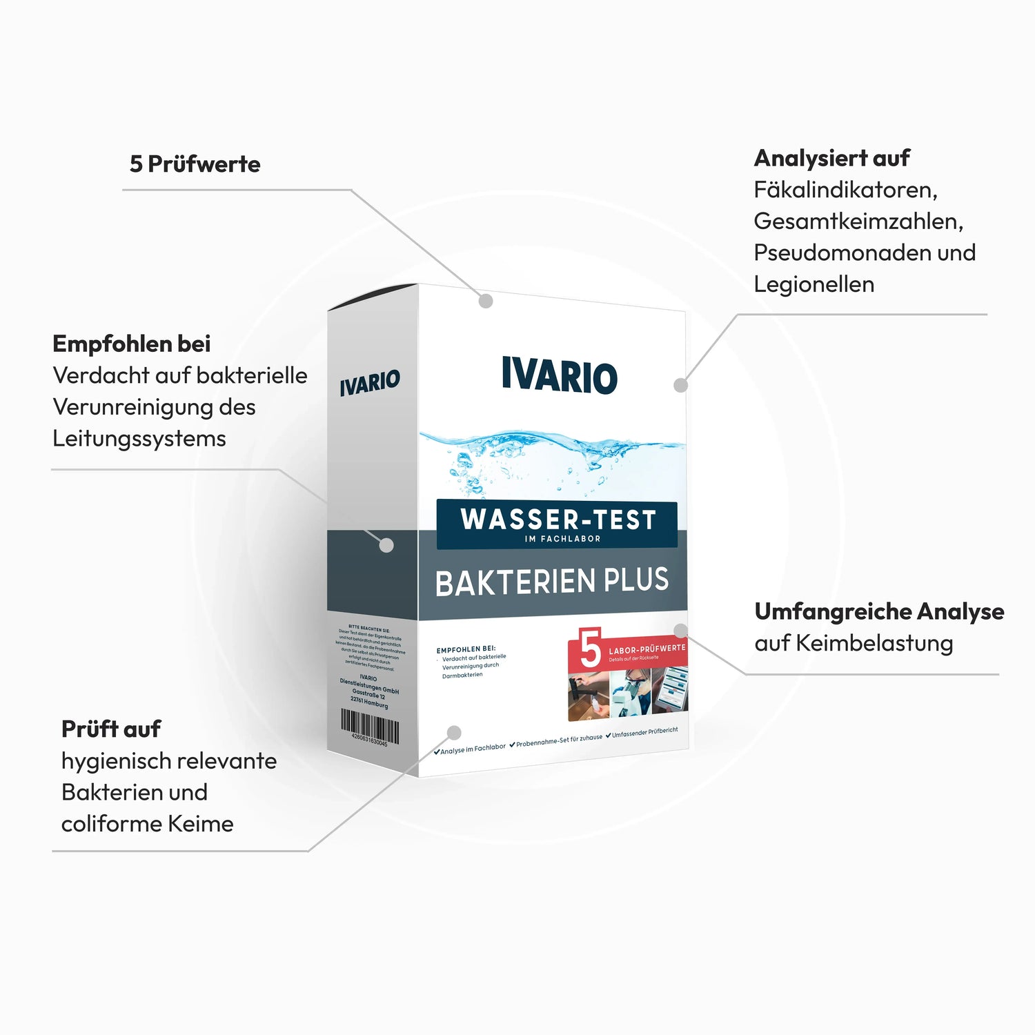 Bakterien-Wassertest-PLUS