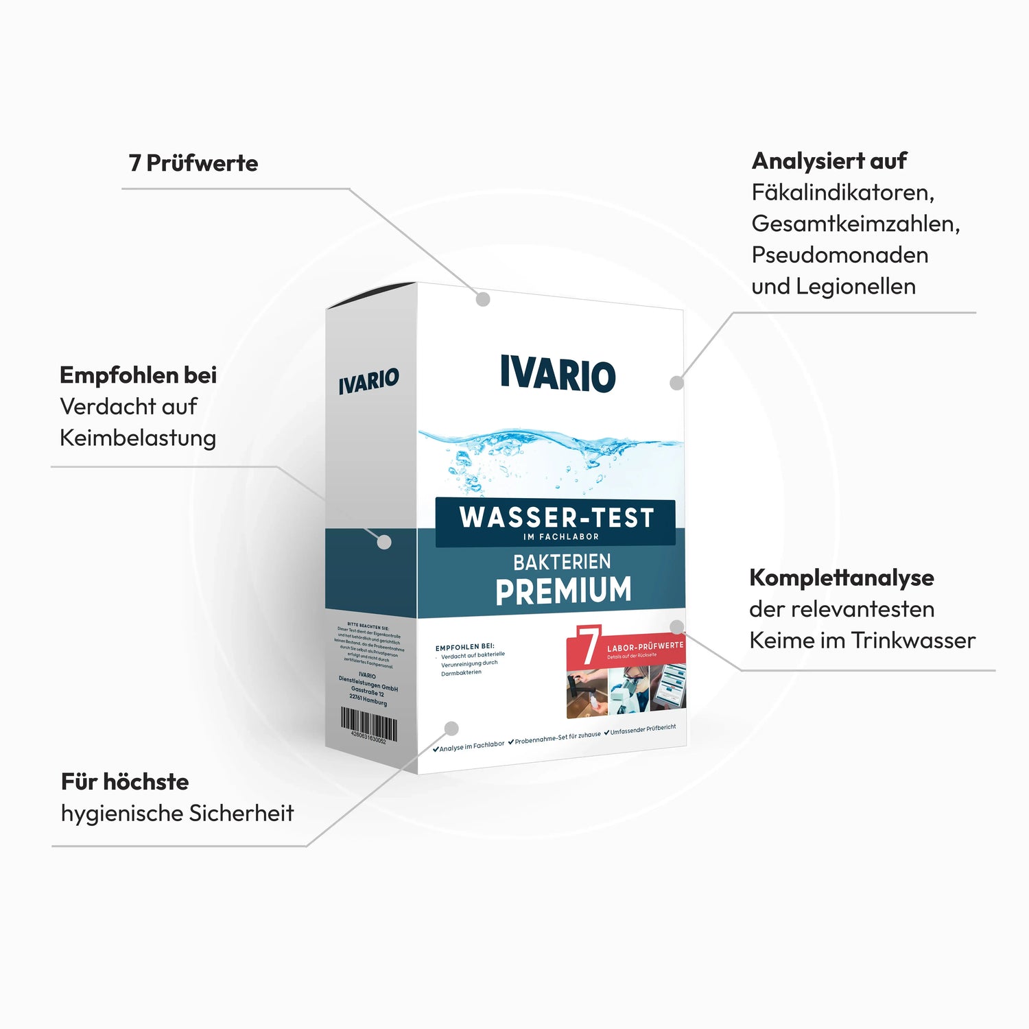 Bakterien-Wassertest-PREMIUM