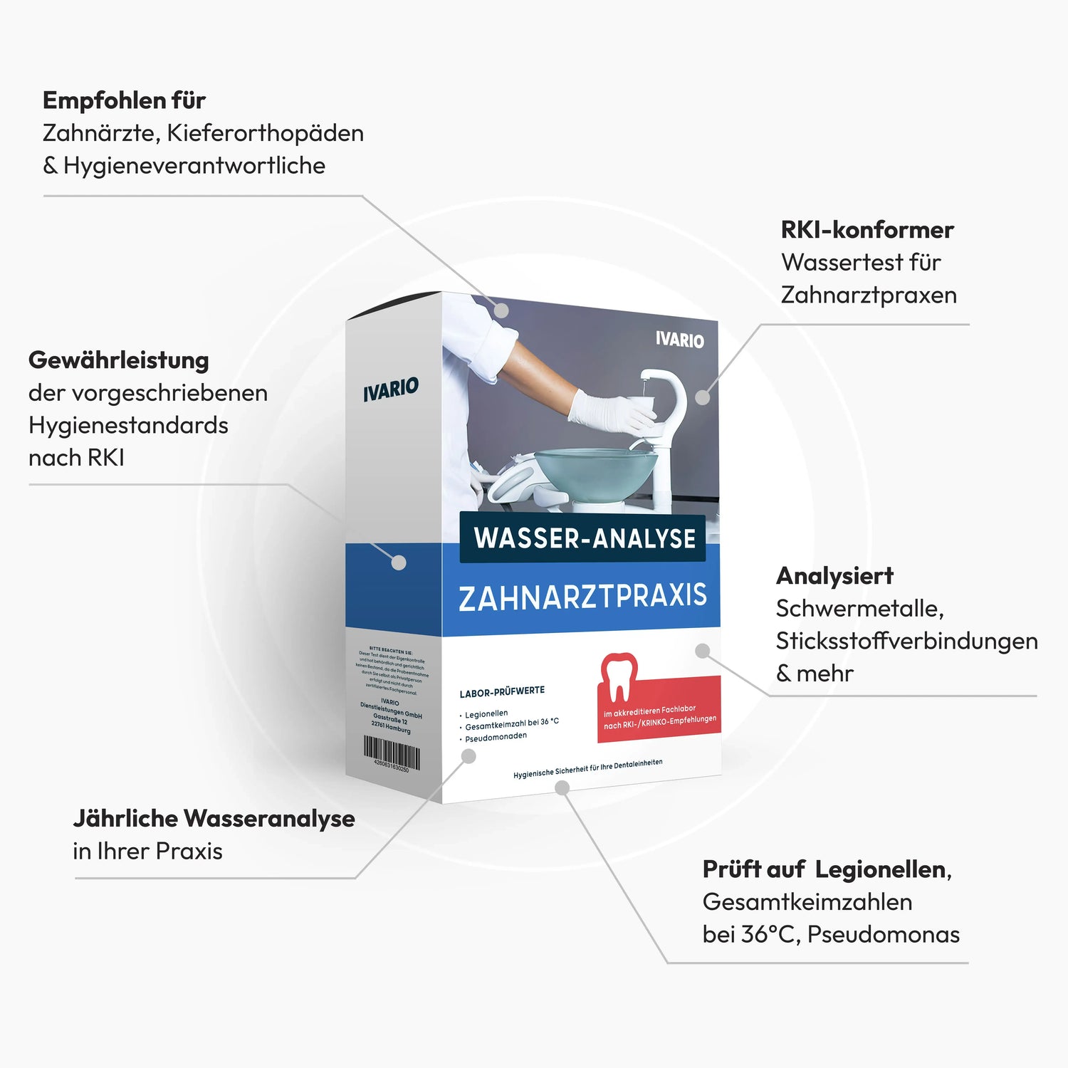 Wassertest Zahnarztpraxis RKI