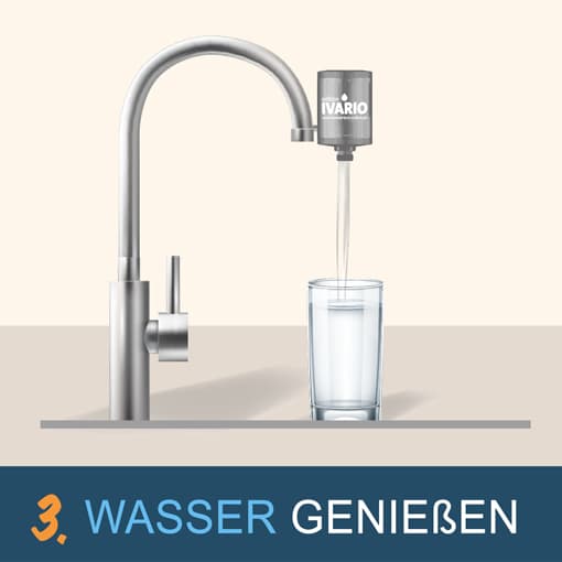 IVARIO Trinkwasserfilter-Nachfüllkartusche